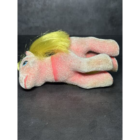 G1 Hasbro My Little Pony SO SOFT Flocked - BEST WISHES - Vintage - Picture 7 of 8